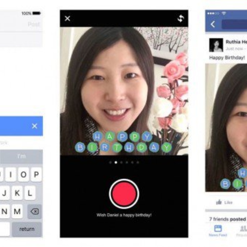 "فيسبوك" تتيح تسجيل مقاطع فيديو لمعايدة أصدقائك بعيد ميلادهم