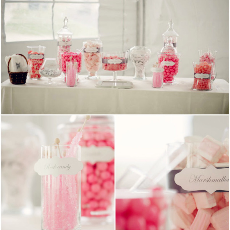 ديكور زفاف وردي