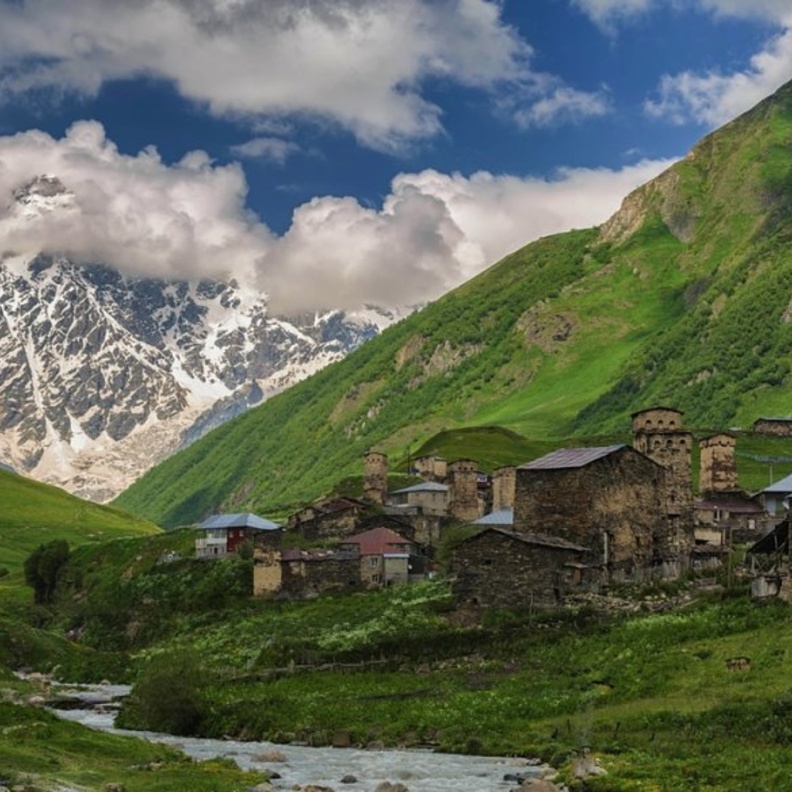 طبيعة خلابة في جورجيا