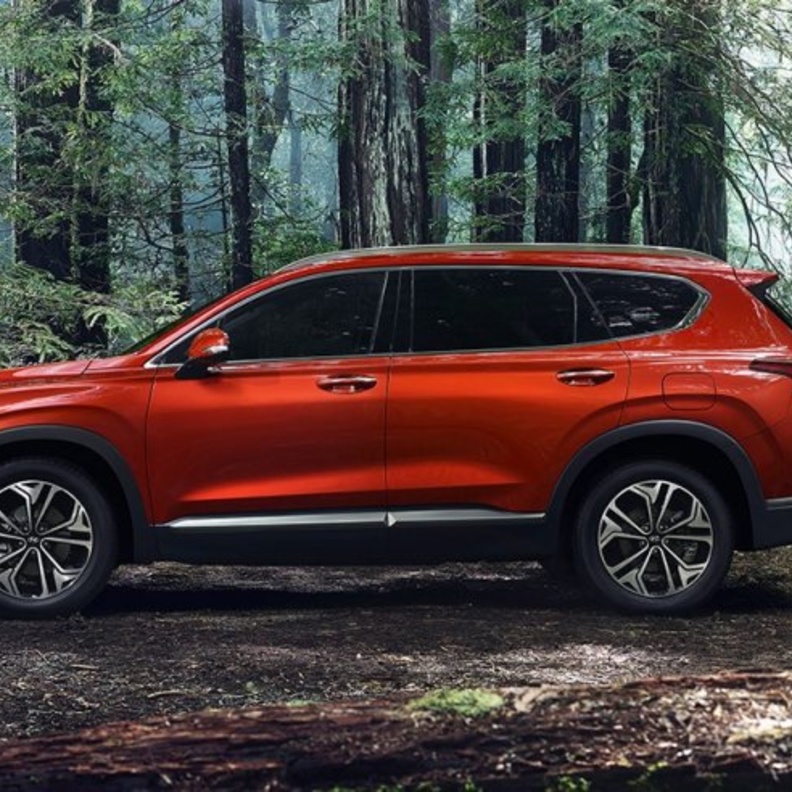 التصميم الخارجي الجديد للسيارة هيونداي سنتافي 2019