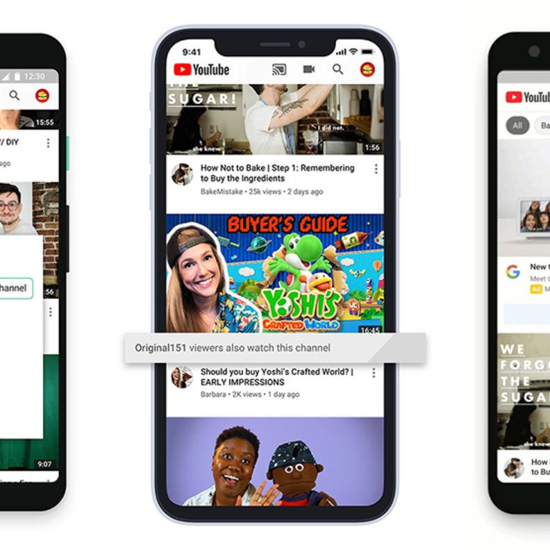 يوتيوب تتيح المزيد من خيارات التحكم في صفحة المستخدم الرئيسية ومقاطع الفيديو التالية