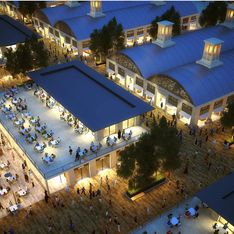 منتزه "نهاية عالم الزومبي" في السوق الليلي بجزر ديرة