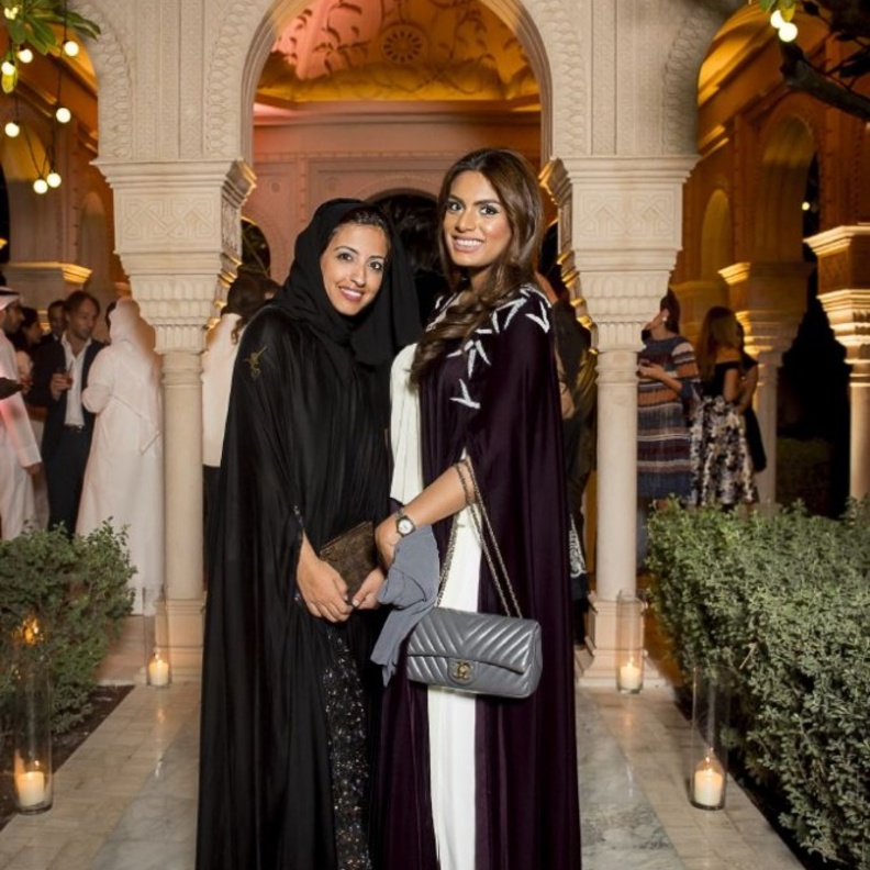Lubna Al Sajwani and friend