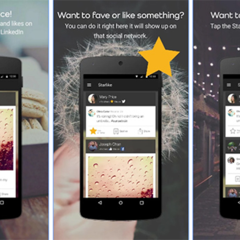 تابعوا مشاركات التواصل الإجتماعي في مكان واحد مع تطبيق Starlike