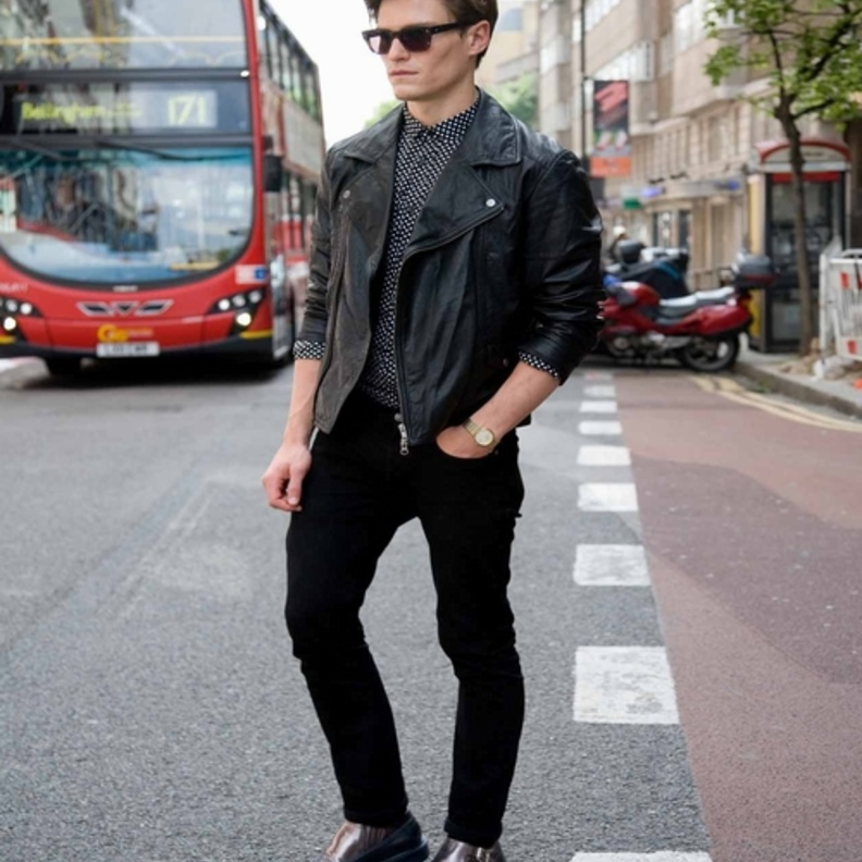 الجينز الأسود ضروري في خزانة كل رجل عصري