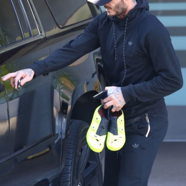 صور: وسط شائعات الطلاق ثنائي بيكهام بالجيم