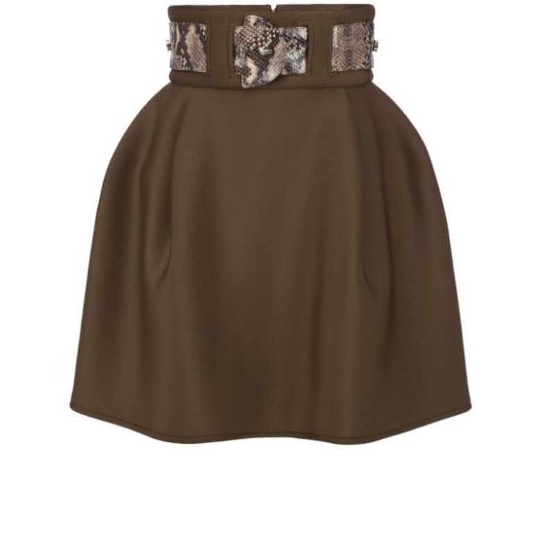 تنورة عالية الخصر 