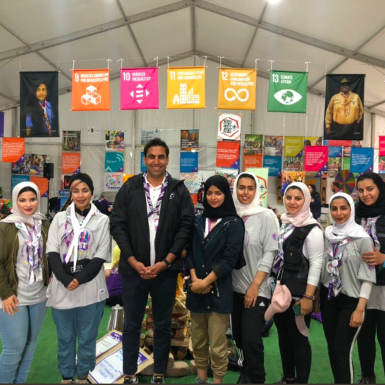 سعوديات يشاركن في المخيم الكشفي العالمي 2019 بالولايات المتحدة