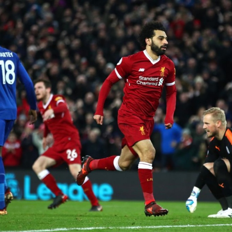 محمد صلاح ينهي 2017 في المركز الثاني لـ هدافي الدوري الإنجليزي