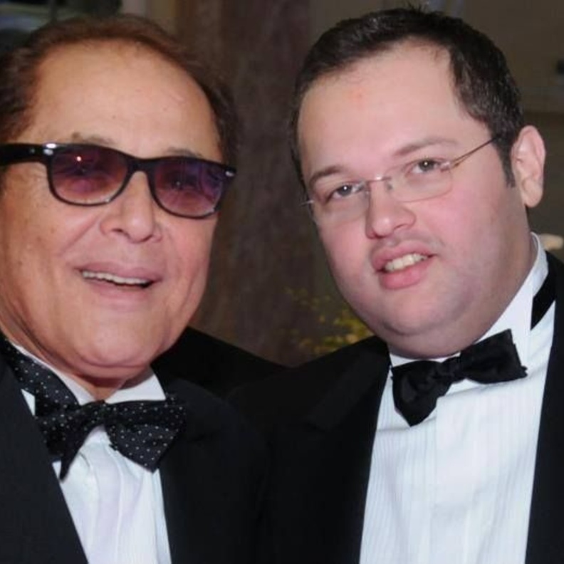 الراحل محمود عبد العزيز ونجله محمد