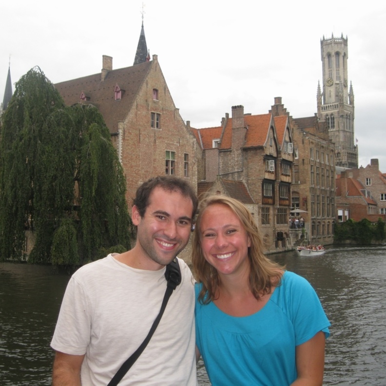 couple in Bruges