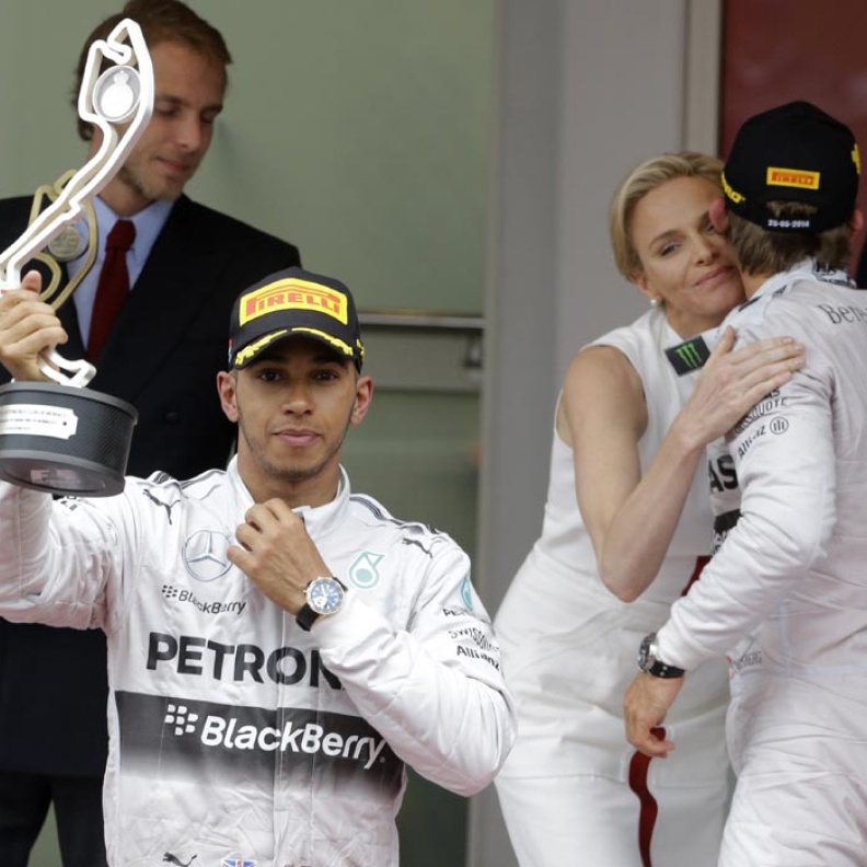 العائلة الملكية بموناكو تحضر سباق Formula 1