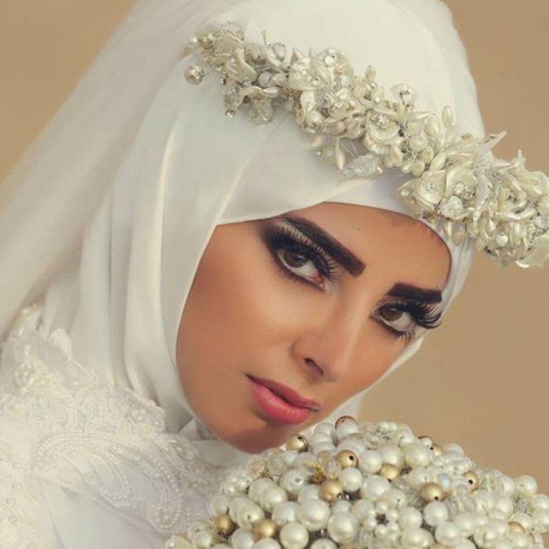 نصائح للعناية بشعر العروس المحجبة.