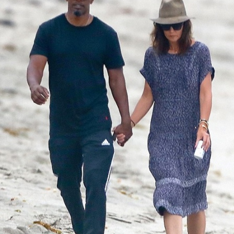 جيمي فوكس وكاتي هولمز