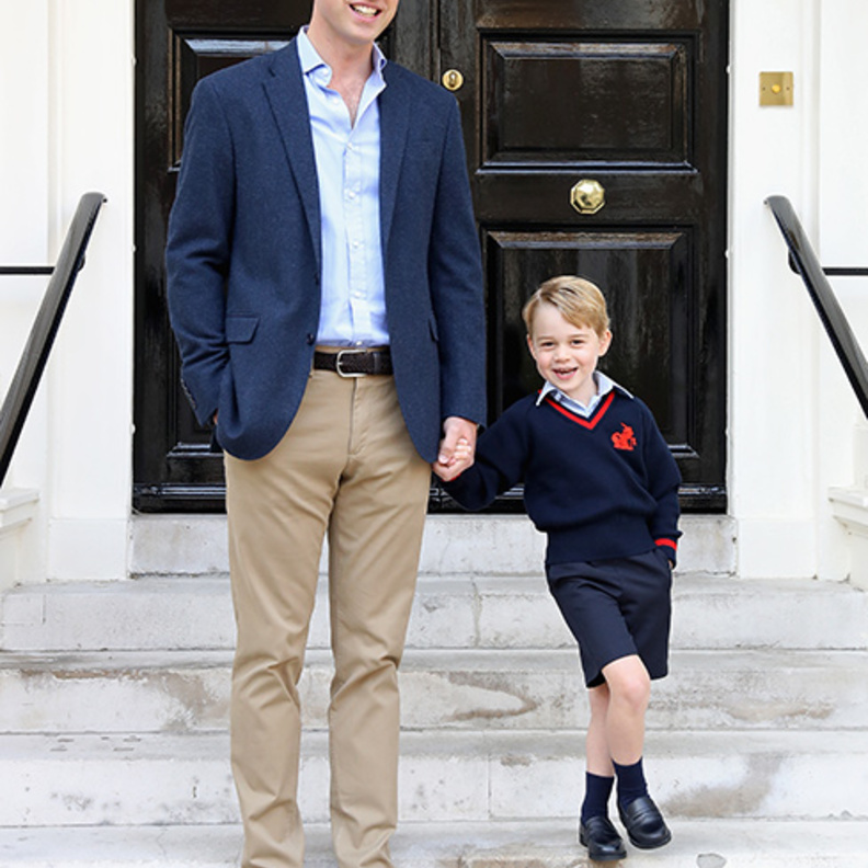 من هي قريبة الأمير جورج التي تدرس معه في نفس المدرسة؟