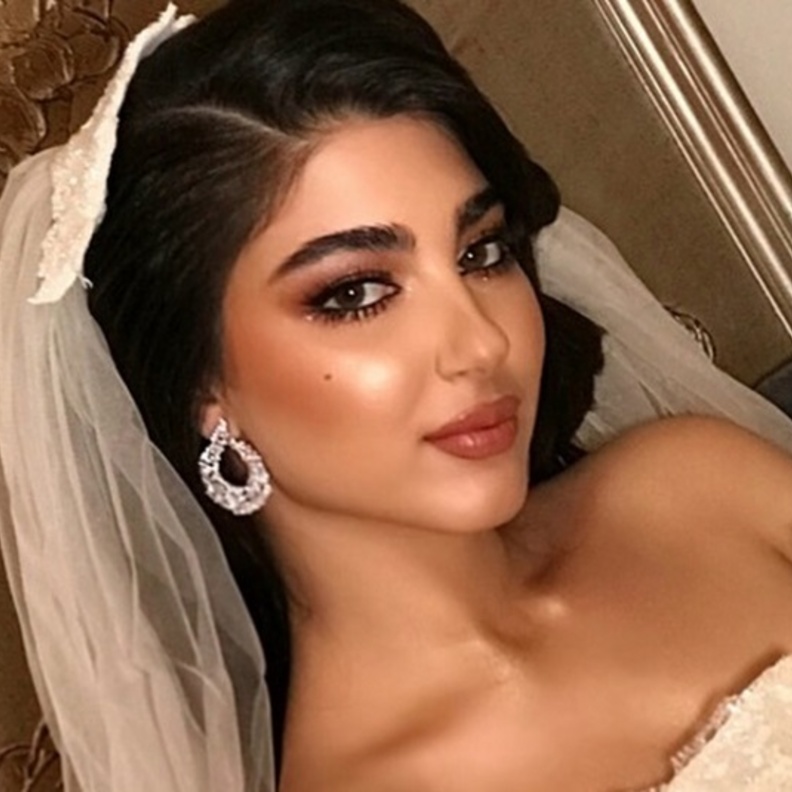 مكياج مذهل للعروس من إبداع وعد التركي