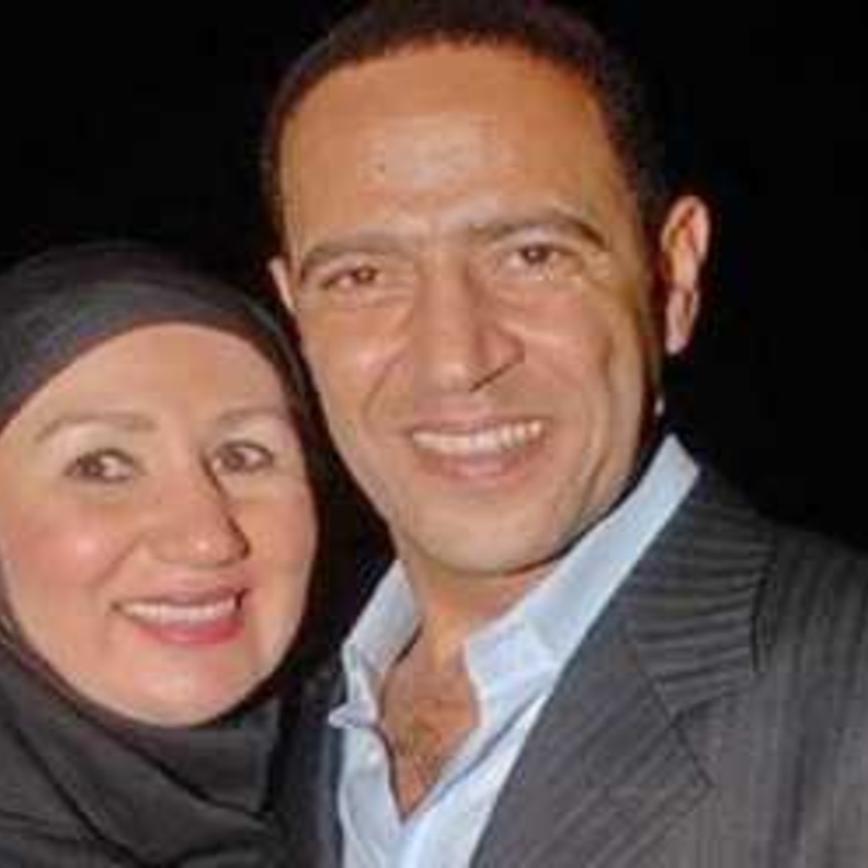 أشرف عبد الباقي وزوجته