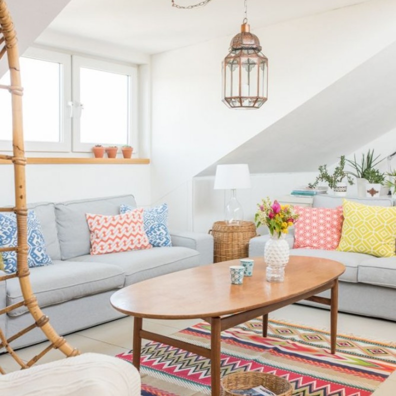 ديكورات مغربية في غرفة الجلوس