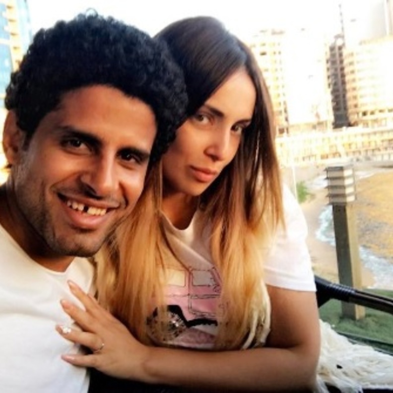 حمدي الميرغني وإسراء عبد الفتاح