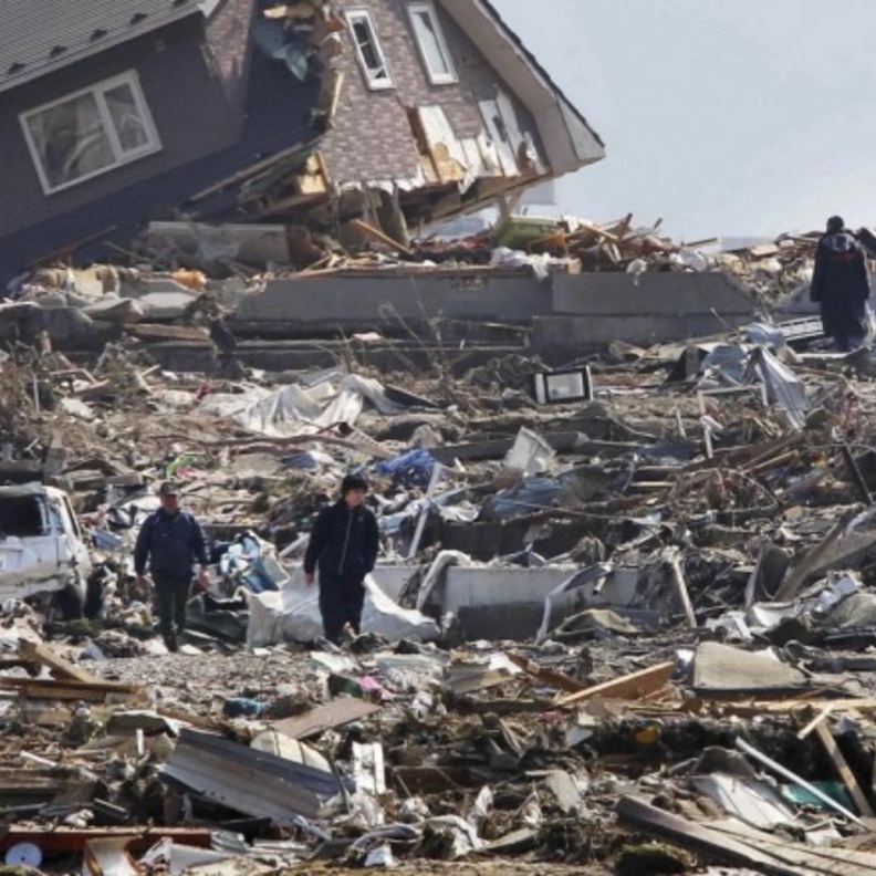 جانب من الدمار الذي خلفه زلازل المكسيك