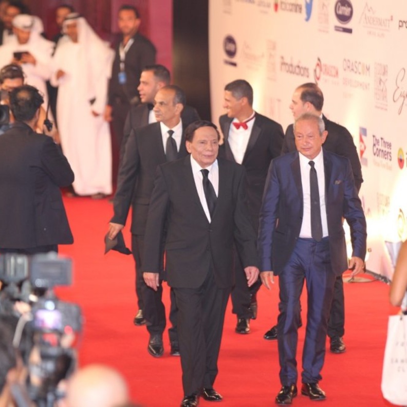 عادل إمام ونجيب ساويرس