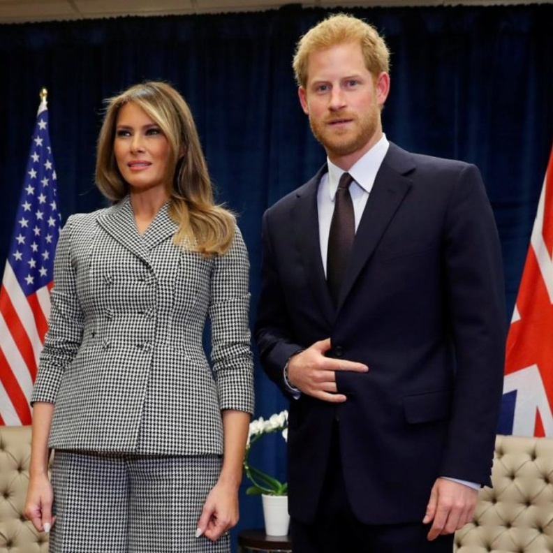 الأمير هاري يقابل ميلانيا ترامب في تورنتو