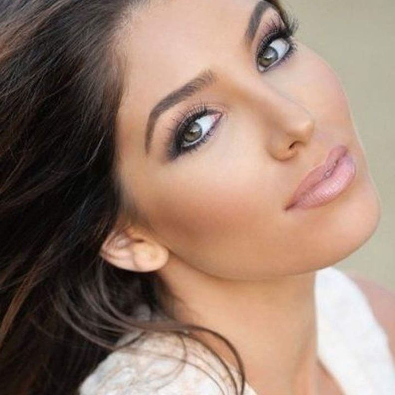 مكياج ناعم وطبيعي للعروس السمراء