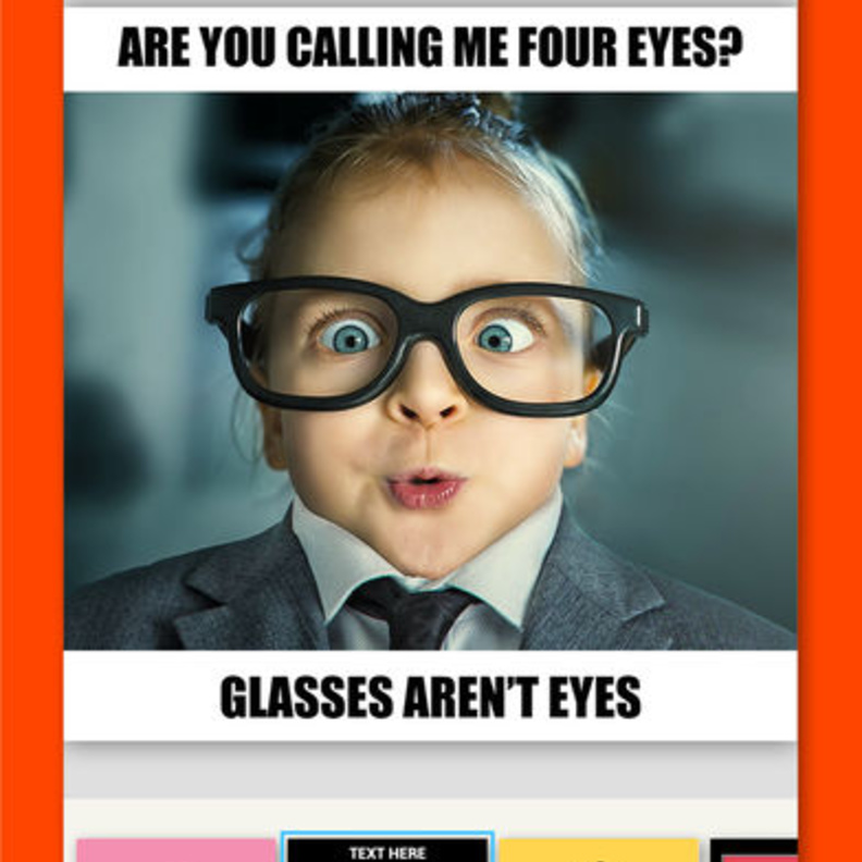 يؤمن تطبيق Meme Maker مجموعة كبيرة من الملصقات و الرموز التعبيرية المضحكة