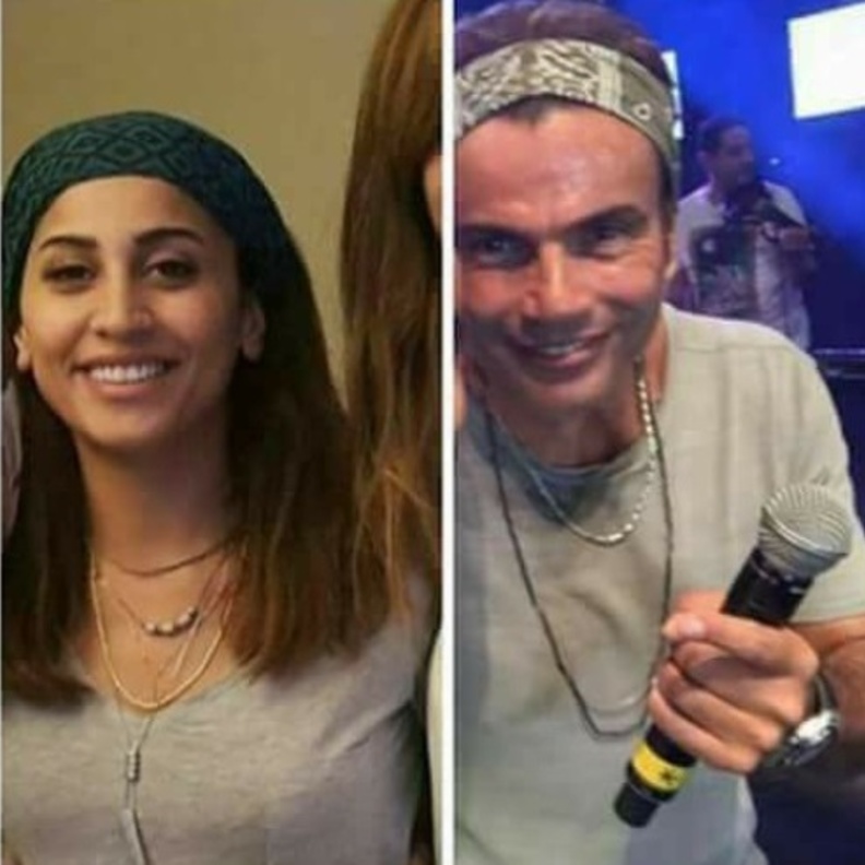 عمرو دياب ودينا الشربيني