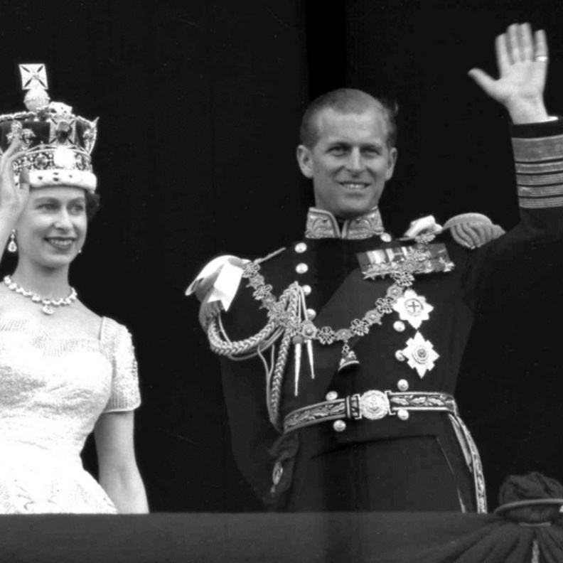 ملكة بريطانيا والأمير فيليب