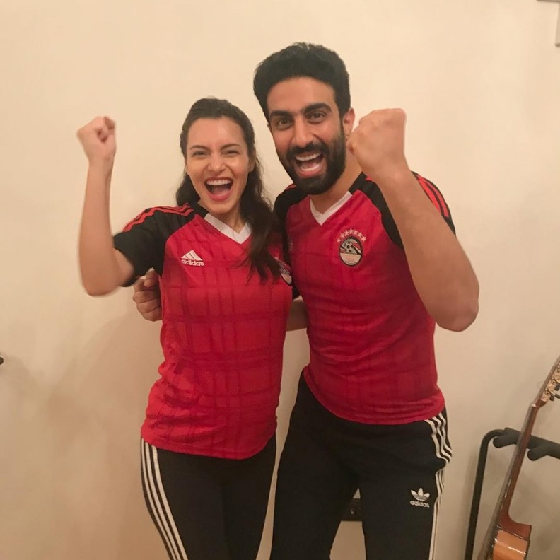 كارمن سليمان وزوجها