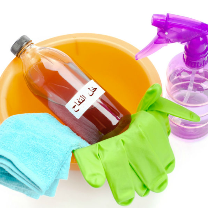 يستخدم خل التفاح بتعقيم الأجهزة و تنظيفها