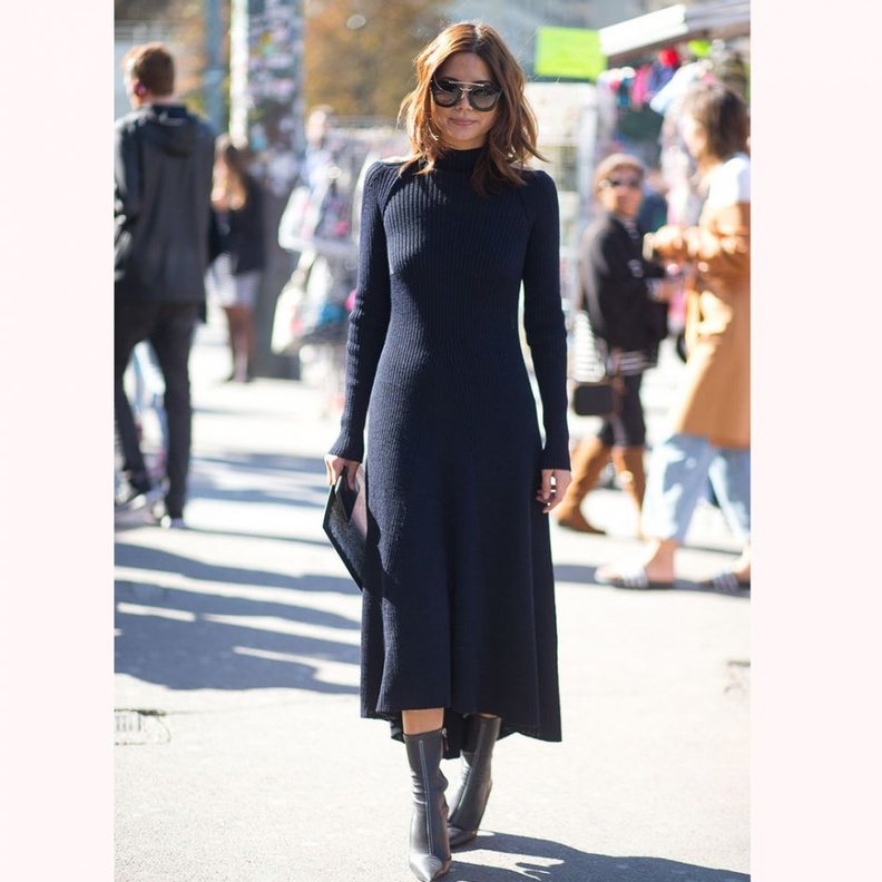 احدث صيحات موديلات فساتين للشتاء