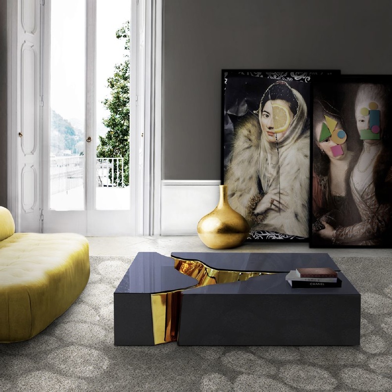 طاولة خشبية رائعة بتصميم انسيابي