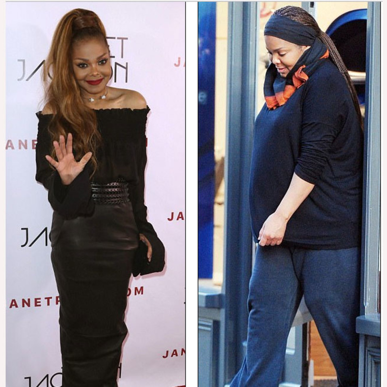 جانيت جاكسون تظهر خسارتها المذهلة للوزن