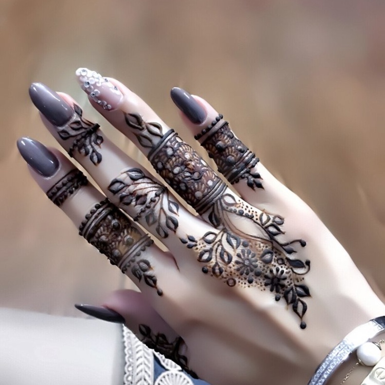 نقشة حناء مميزة