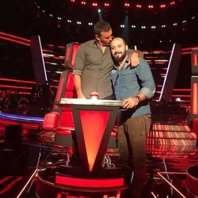 كاظم الساهر ونجله وسام