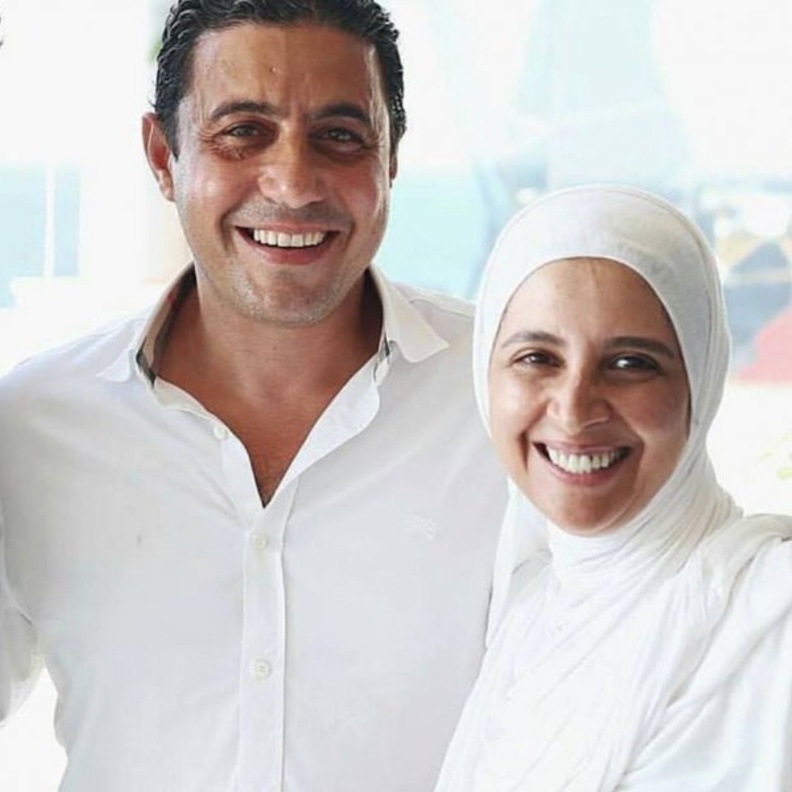 حنان ترك وزوجها