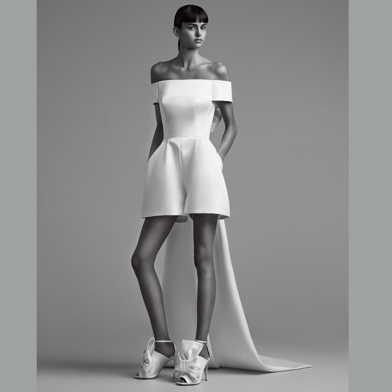 فستان متوسط الطول من نعيم خان