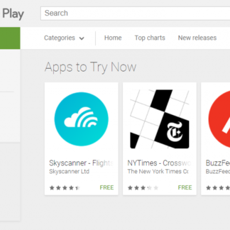 جوجل تتيح ميزة تجربة التطبيقات الفورية قبل تحميلها.