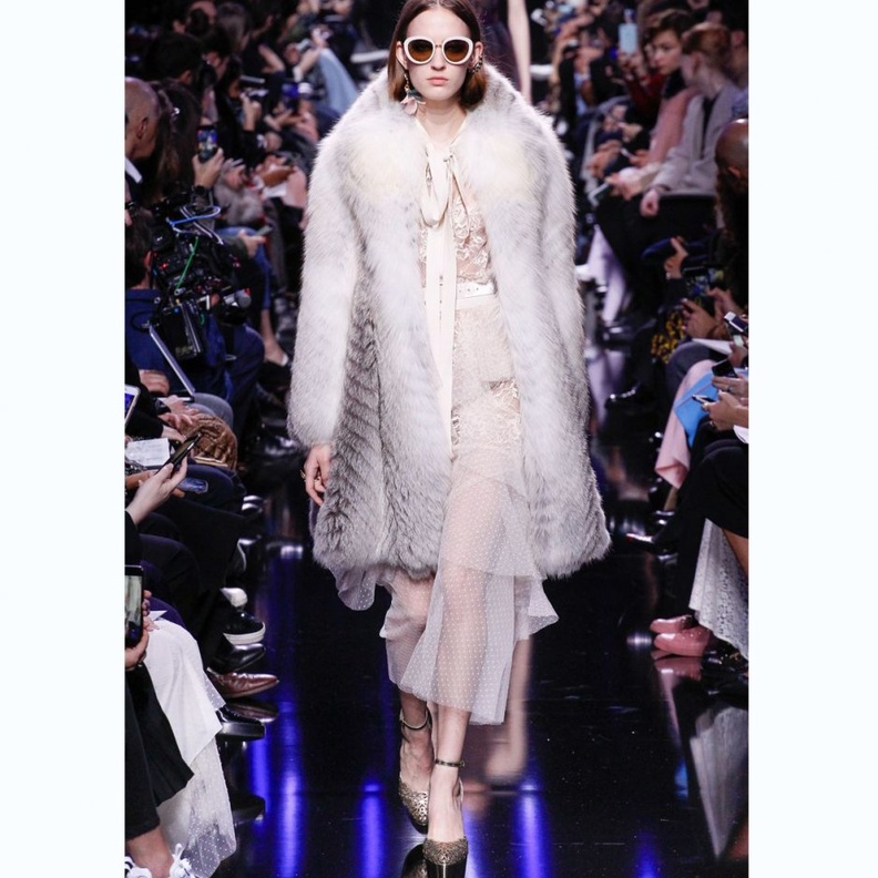 Michael Kors معطف من الفرو من