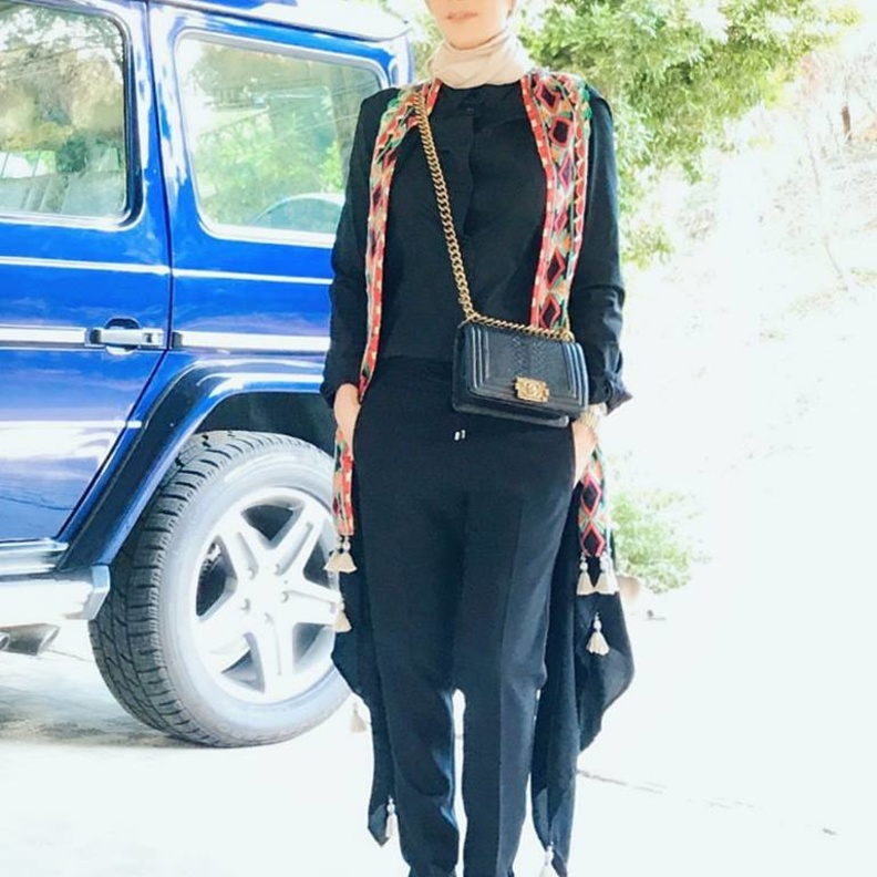 لفات حجاب فاخرة وعصرية بأسلوب امل حجازي