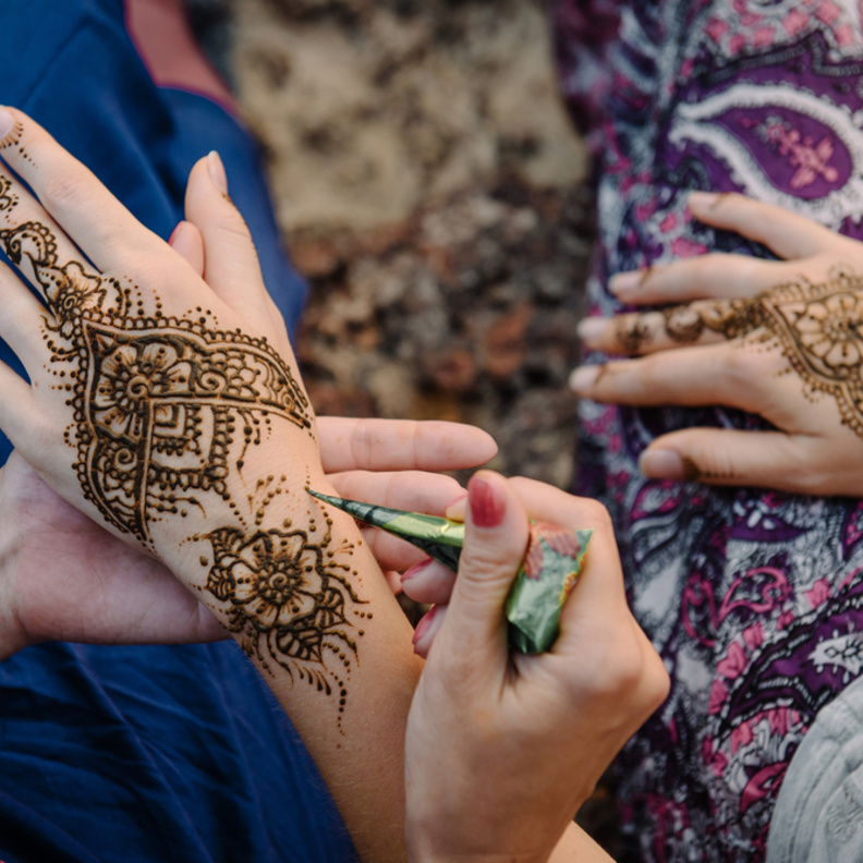 نقش هندي للعروس