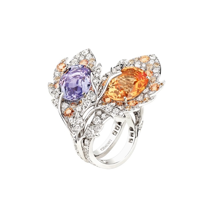 خاتم شوميه من الياقوت والماس