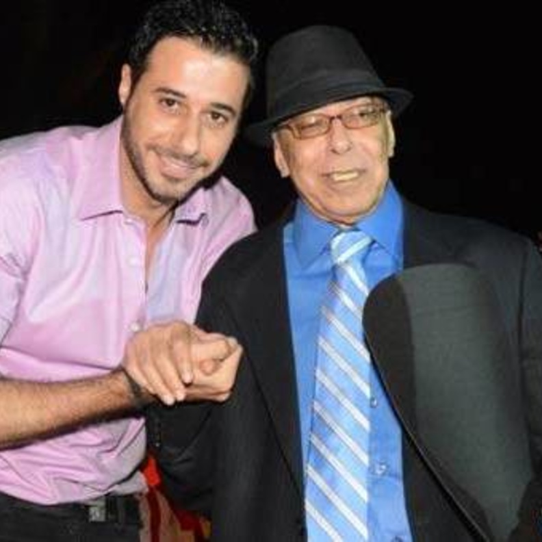 احمد السعدني ووالده صلاح السعدني