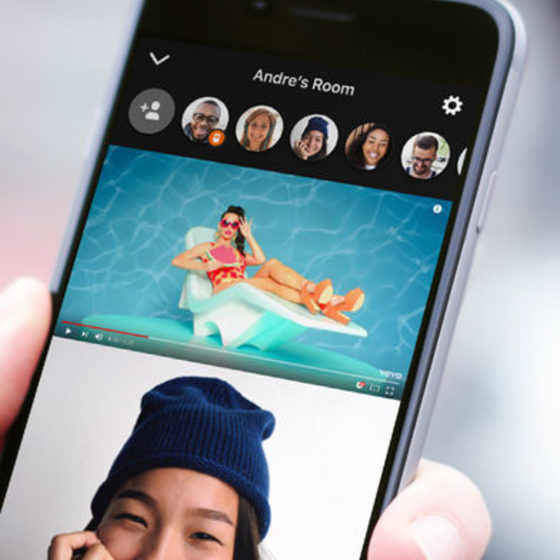 يدعم التطبيق 25 فرد لمشاهدة الفيديوهات في مكالمة واحدة.