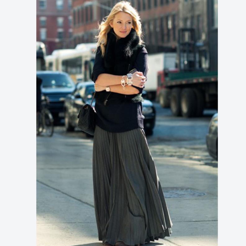 أجمل موديلات تنانير طويله