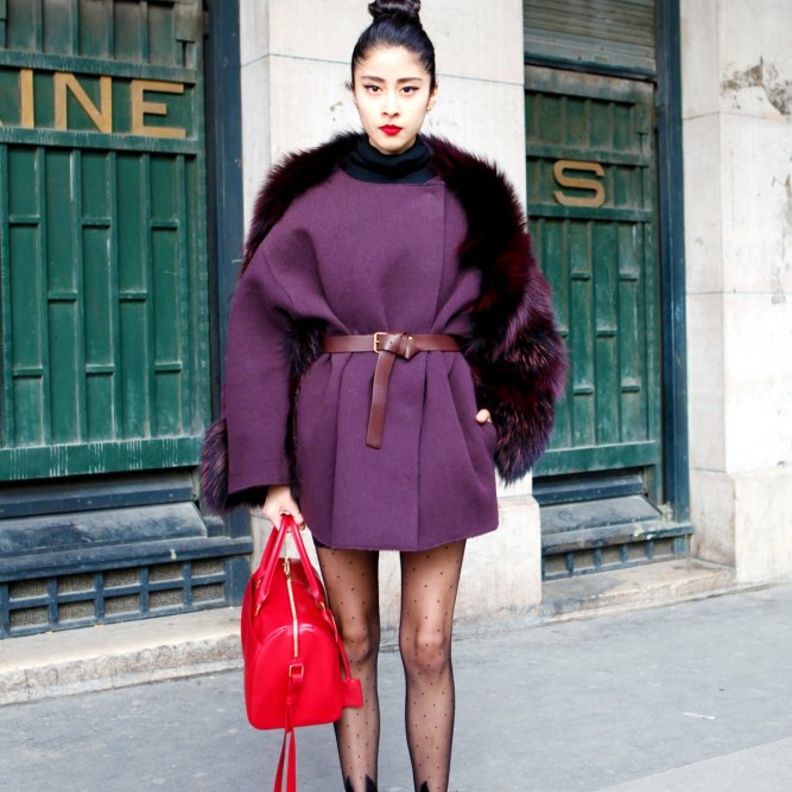 Roland Mouret فستان ميدي باللون البنفسجي من