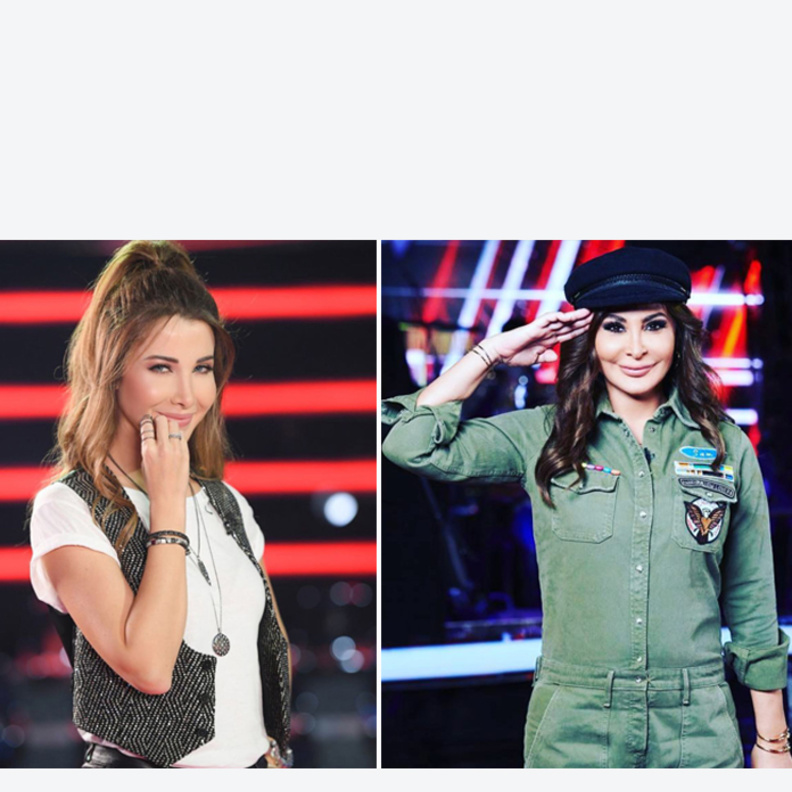نانسي عجرم‎ ‎بدت شبابية في برنامج ذو فويس ‏The voice.