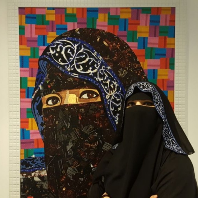 من أعمال غادة الفنية